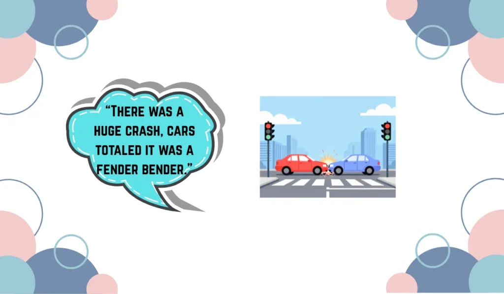 fender bender meaning